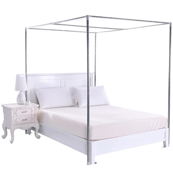 

4 Corner Post Bed Canopy Mosquito Netting Bracket No Mosquito Net