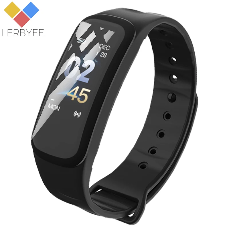 

Lerbyee C1 Plus Fitness Tracker Color Screen Life Wateproof Heart Rate Monitoring Call&Message Reminder Men Women Smart Band