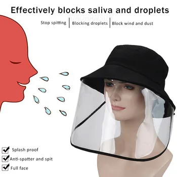 

Super Cheap! 10pcs Disposable Protective Face Mask 1pcs Transparent Anti Splash Full Mouth Eyes Face Shield Hat