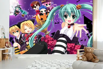

[Self-Adhesive] 3D Hatsune Miku 685 Japan Anime Wall Paper mural Wall Print Decal Wall Murals Belly