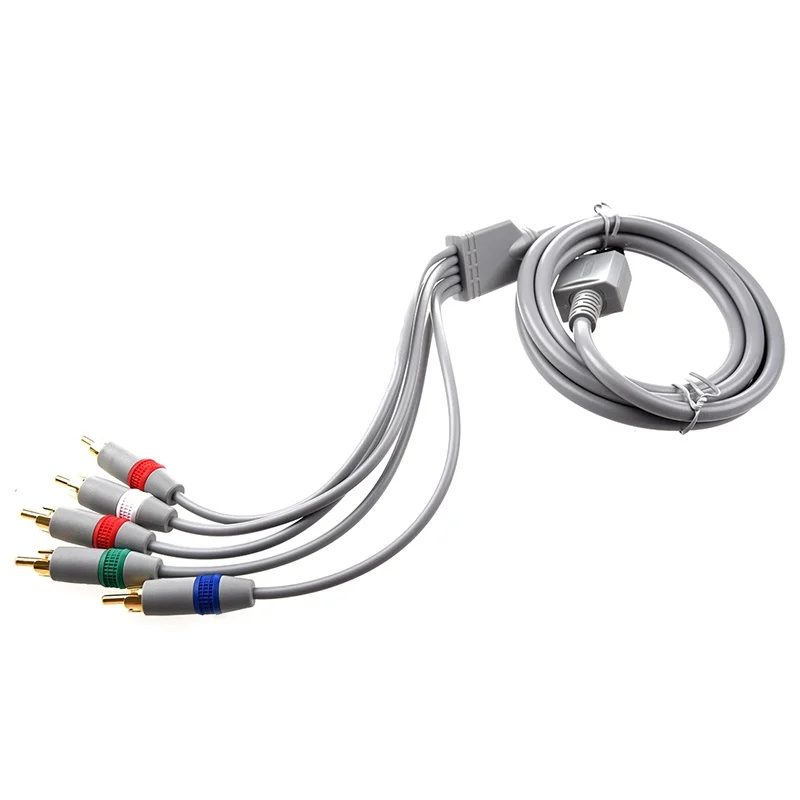 Горячая 3C-RCA компонент YPbPr Аудио Видео av-кабель 1,7 м для nintendo wii