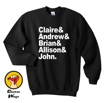 

The Breakfast Club Names Top Crewneck Sweatshirt Unisex More Colors XS - 2XL