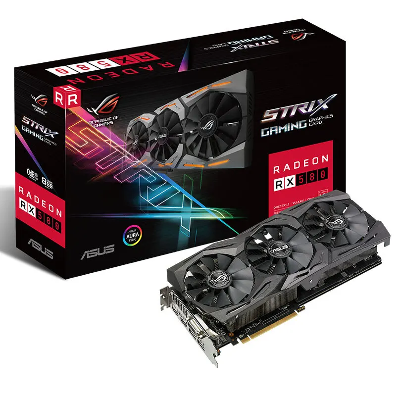 Видеокарта Asus 8G/8000 МГц 256 бит GDDR5 для рапторной печати с процессором Raptor функцией