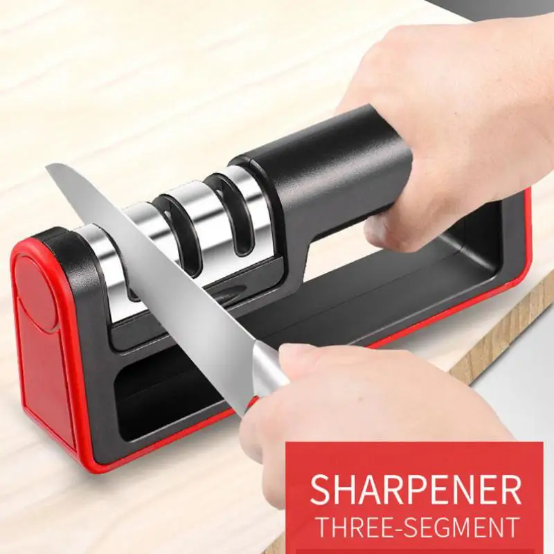 Best Sale Professional Knife Sharpener Diamond Quick 3 Stages Sharpening Tools Stone | Дом и сад
