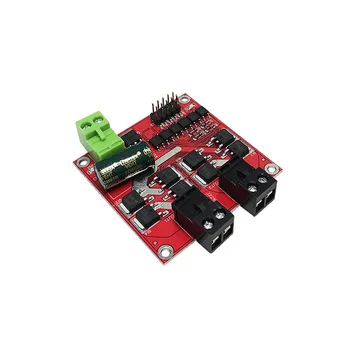 

7A/160W dual-channel DC motor drive module high-power industrial-grade forward and reverse PWM speed control L298 logic