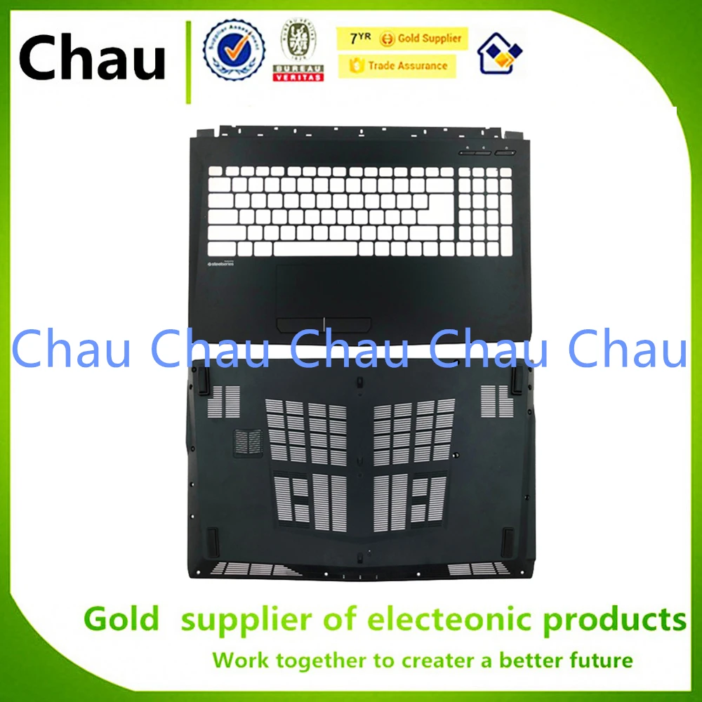 Для MSI GP62 GP62MVR 6QG GL62 6QF MS-16J5 MS-16J9 верхний чехол Palmrest крышка 3076J5C614P891/нижний чехол Крышка 3076J4D231Y311 - Цвет: Черный