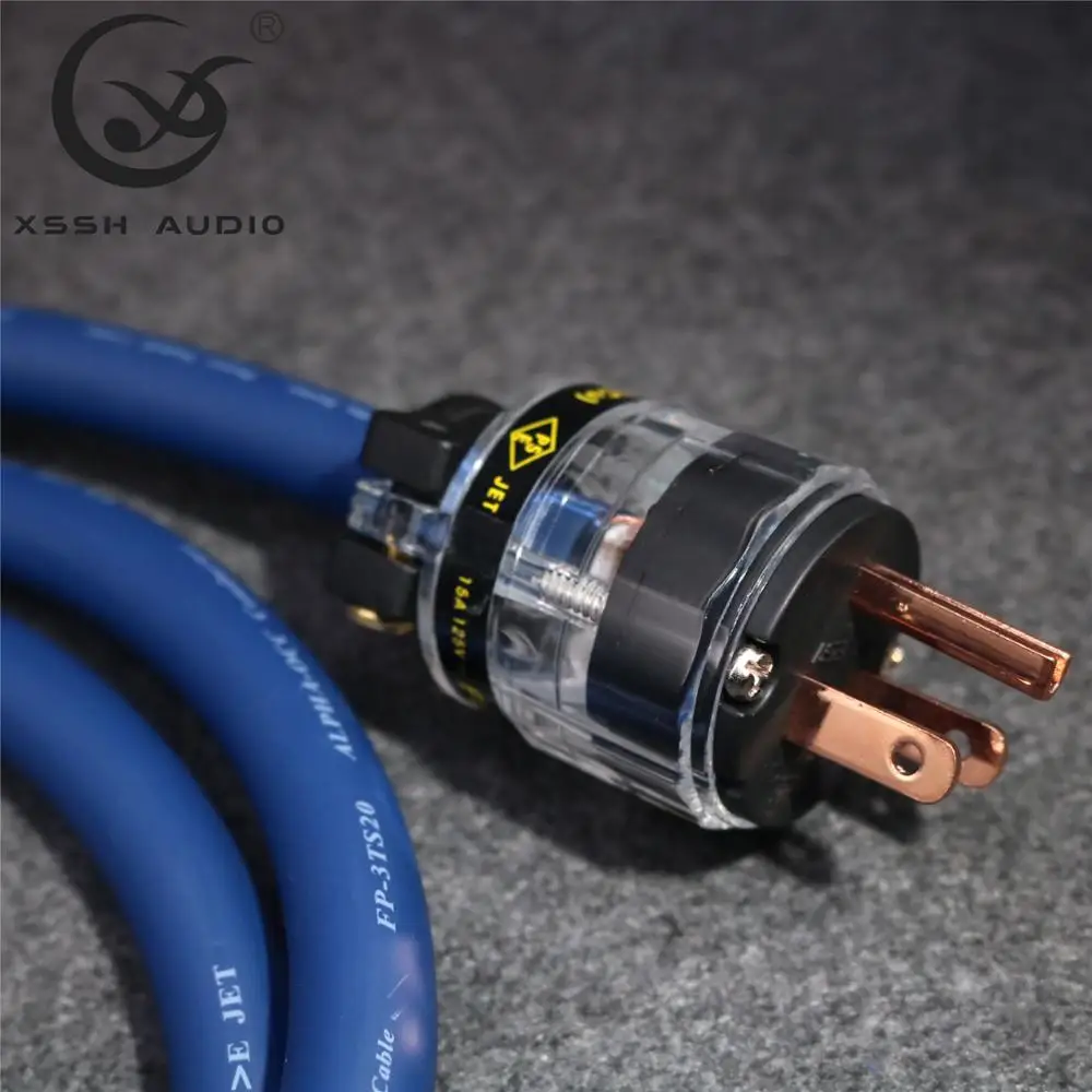 XSSH Hi-end OFC Чистая медь версия США Чистая медь кабель питания Hi-Fi с US вилкой