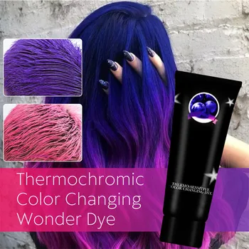 

Heat Color Changing Hair Dye DIY Multicolor Long Lasting Hair Dye Cream Hair Color Change Temporary Hair Easy To Use EY6