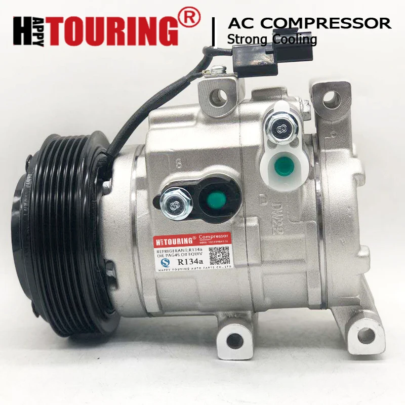 for HYUNDAI ACCENT HB20 VERNA Solaris KIA RIO A/C Compressor 971611JAA0 ...