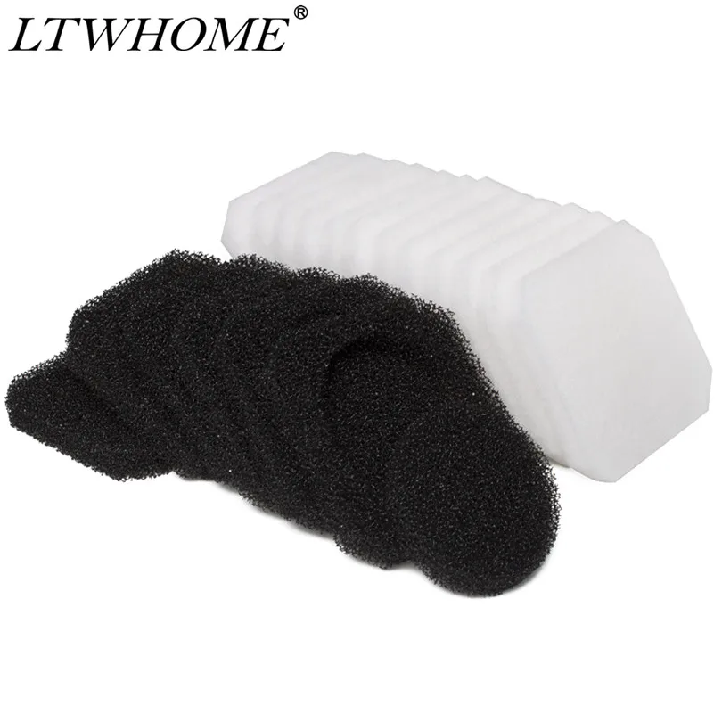 

LTWHOME Coarse and Wool Fleece Filter Pads Set Fit for JBL CristalProfi e 400/700/900