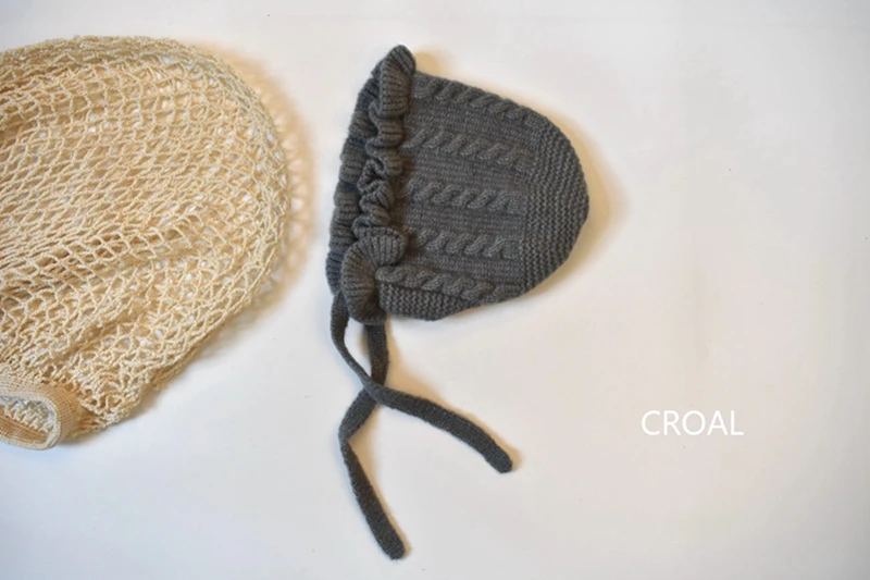 CROAL CHERIE Baby Hat Cotton Warm Newborn Accessories Baby Girl Princess Hat Autumn Winter Hat For Kids Infant Toddler Cap     (11)