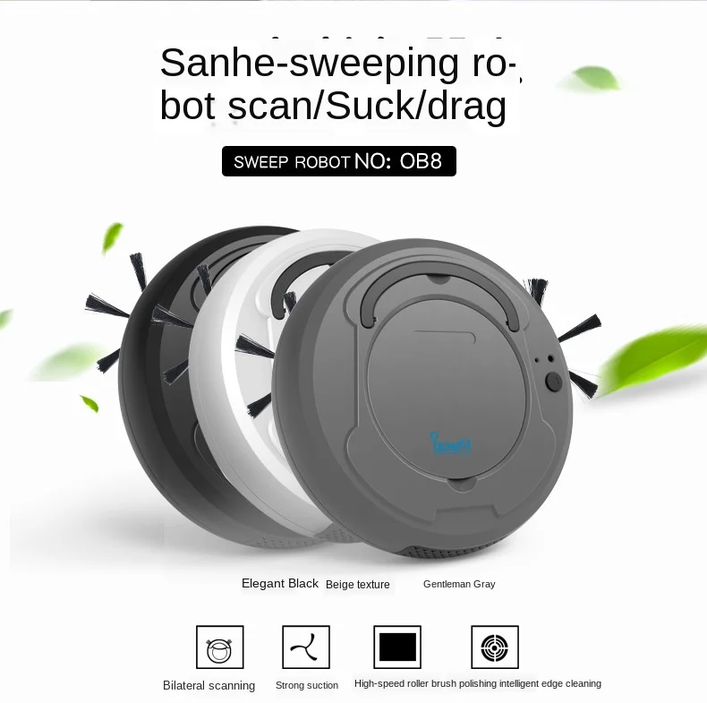

Robot Vacuum Cleaner Robotic Smart Sterilize Vacuum Cleaner for Home Auto Dust Sterilize Automatic Remote Control