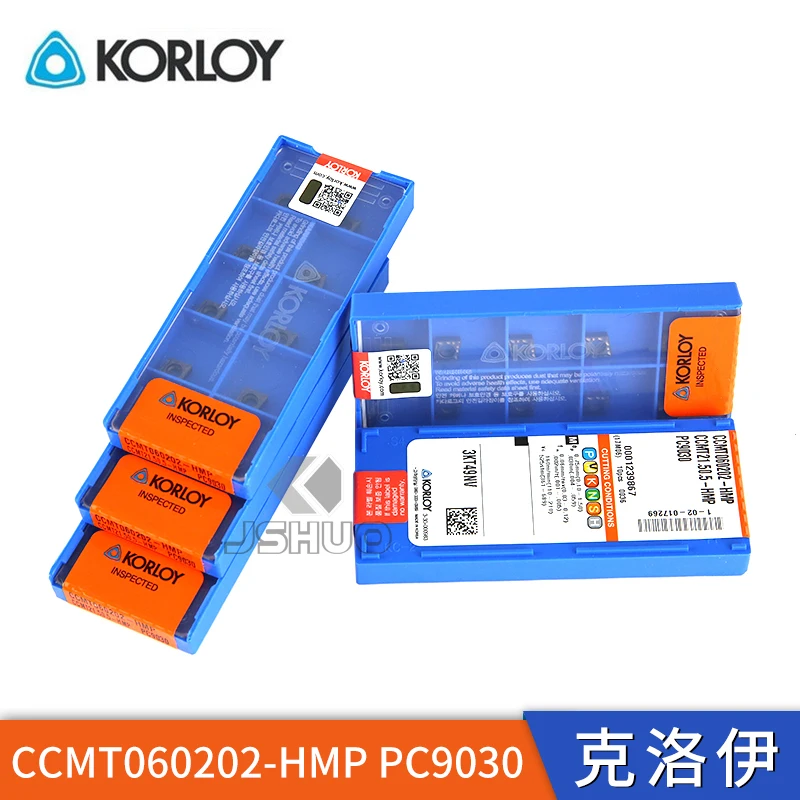 Details about   10PCS/Box New Korloy VBMT160404-HMP NC3020 VBMT331-HMP Carbide Inserts 