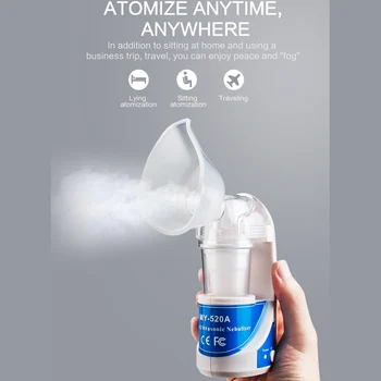 

Mini Handheld Nebuliser Steaming Tool Health Care Atomizer Portable Respirator Humidifier Adult Kid Inhaler Nebulizer