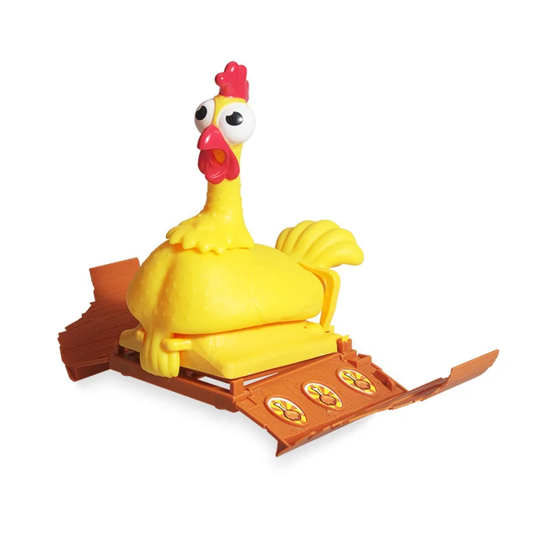 Funny Gags Game Toys Chicken Laying Egg Game Turntable Lucky Chicken Toy Parent-child Interaction Desktop Game 2