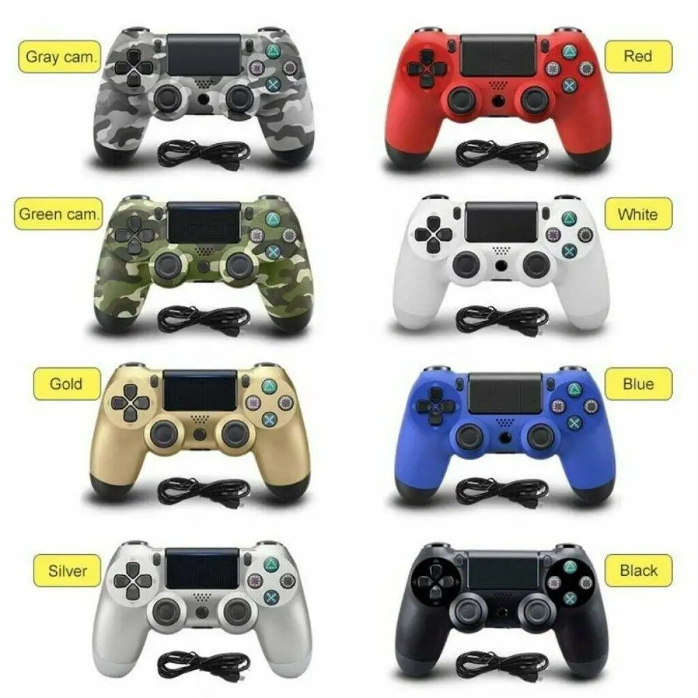 Дизайн PS4 контроллер Джойстик 8 цветов Micro-USB порт геймпад для игровая приставка Сони 4 PS4 игровая консоль с зарядным кабелем