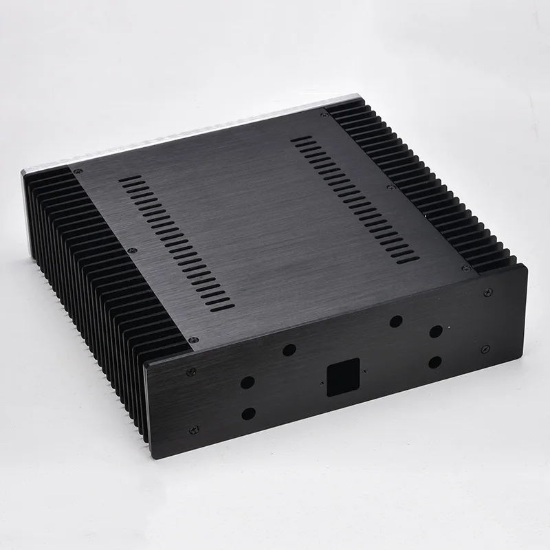 3209 Full aluminum DIY chassis class A power amplifier chassis preamplifier enclosure adapt box 320*90*311mm