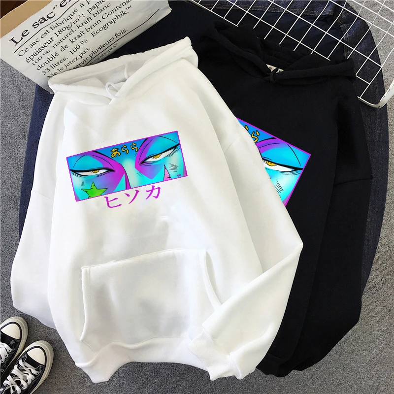 Japan Hisoka morow eyes printed hoodie 2020 fall/winter for women oversized anime hoodie hip hop Harajuku Full sweatshirt women