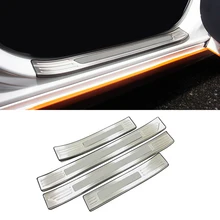 Для Mazda 3 M3 Axela седан версия нержавеющая сталь внешний порог Накладка Защитная крышка 4 шт