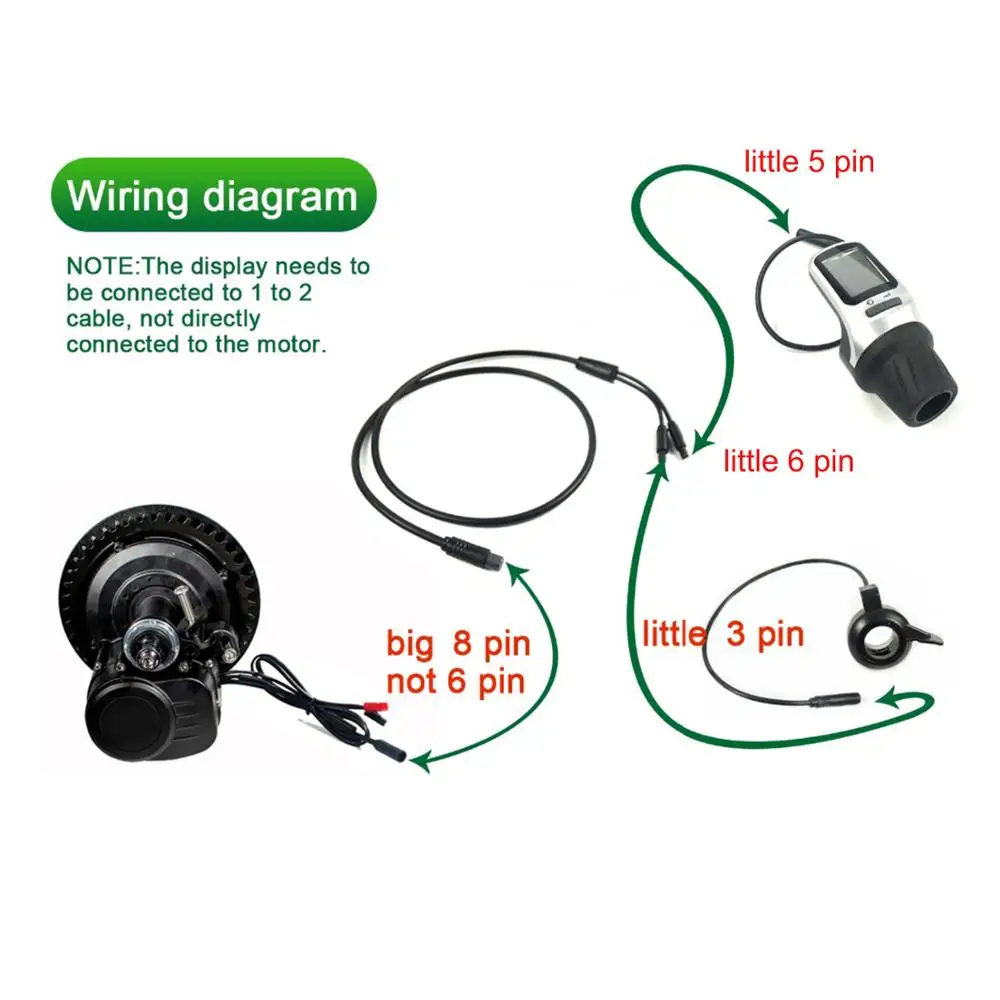 EJOYQI TSDZ2 V lcd 5 V lcd 6 XH18 V lcd 5 Operator lcd Ebike дисплей TONGSHENG Mid Drive Motor TSDZ 2 комплект аксессуары для электровелосипеда