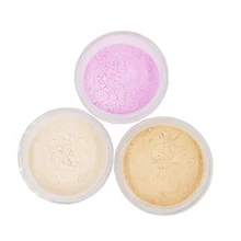 Гладкая рассыпчатая пудра для лица, консилер, контроль жирности, настройка макияжа, водостойкая полупрозрачная пуховка для лица, косметическая отделка