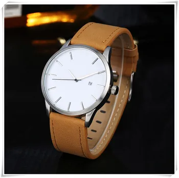 

1pcs Quartz Business Wristwatches Clock PU Watch Ultra Thin Mens 2020 for Uhr DeZir Safrane ZE Latitude Laguna Frendzy