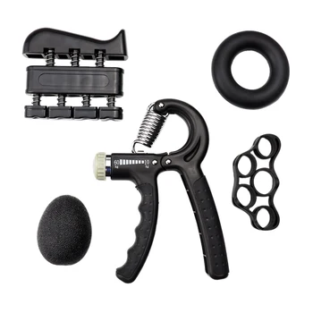 

Gym Adjustable Strength Athletes Exercise Home Training Equipment Multifunction Therapy Hand Gripper Set Fitness Forearm Workout