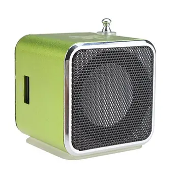 

Mini Speaker Portable Micro SD/TF Music Player Digital LCD Sound FM Radio Stereo Loudspeaker for PC Laptop MP3