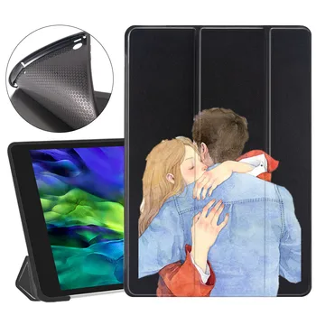 

Sweet Couple For iPad Mini 5 Case iPad Cases Soft Silicone Back Funda Protective Cover iPad 7th Generation Case For Pro 11 2020