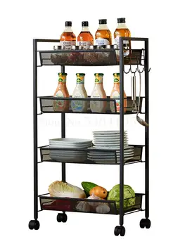 

Kitchen Shelf Vegetable Floor Multi-layer Vegetable Basket Shelf Household Goods Storage Basket Fruit Storage Shelf