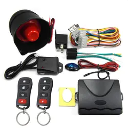 CHADWICK sistema de alarma unidireccional para coche, dispositivo con sirena para vehículo de 12V CC, con sistema de cerradura de puerta Central, 802B 8170