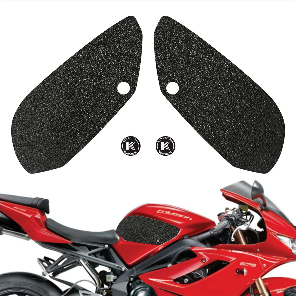 Мотоциклетная наклейка на топливный бак боковая защита колено KSHARPSKIN для DAYTONA 675