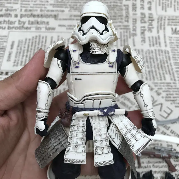 Bandai Звездные войны белый солдат Штурмовик аниме экшн фигурки модели игрушки для