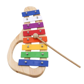 

Children Wooden Piano Toy Wooden Education Baby Toys Portable Knocking Instruments Brinquedos Juguets