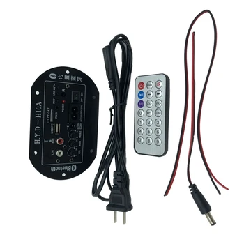 

Amplifiers o Board Amplificador Subwoofer Amplifier Board Built-in Bluetooth FM Radio 220V 12V 24V Digital US Plug