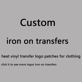 

custom Iron on transfers for clothing brand logo patch vinyl transfer applique stickers transfers for T shirt logo patch badge