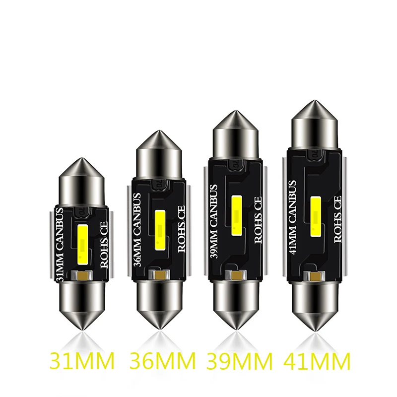 

Новая светодиодная лампа Festoon CSP, 31 мм, 36 мм, 39 мм, 41 мм, C5W, C10W, сверхъяркая Автомобильная купольная лампа Canbus, без ошибок, лампы для чтения в сал...
