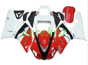 

4Gifts New ABS Motorcycle Full Fairings Kit Fit For Yamaha YZF-R1 1998 1999 98 99 r1 Body Kits Custom Free Red white