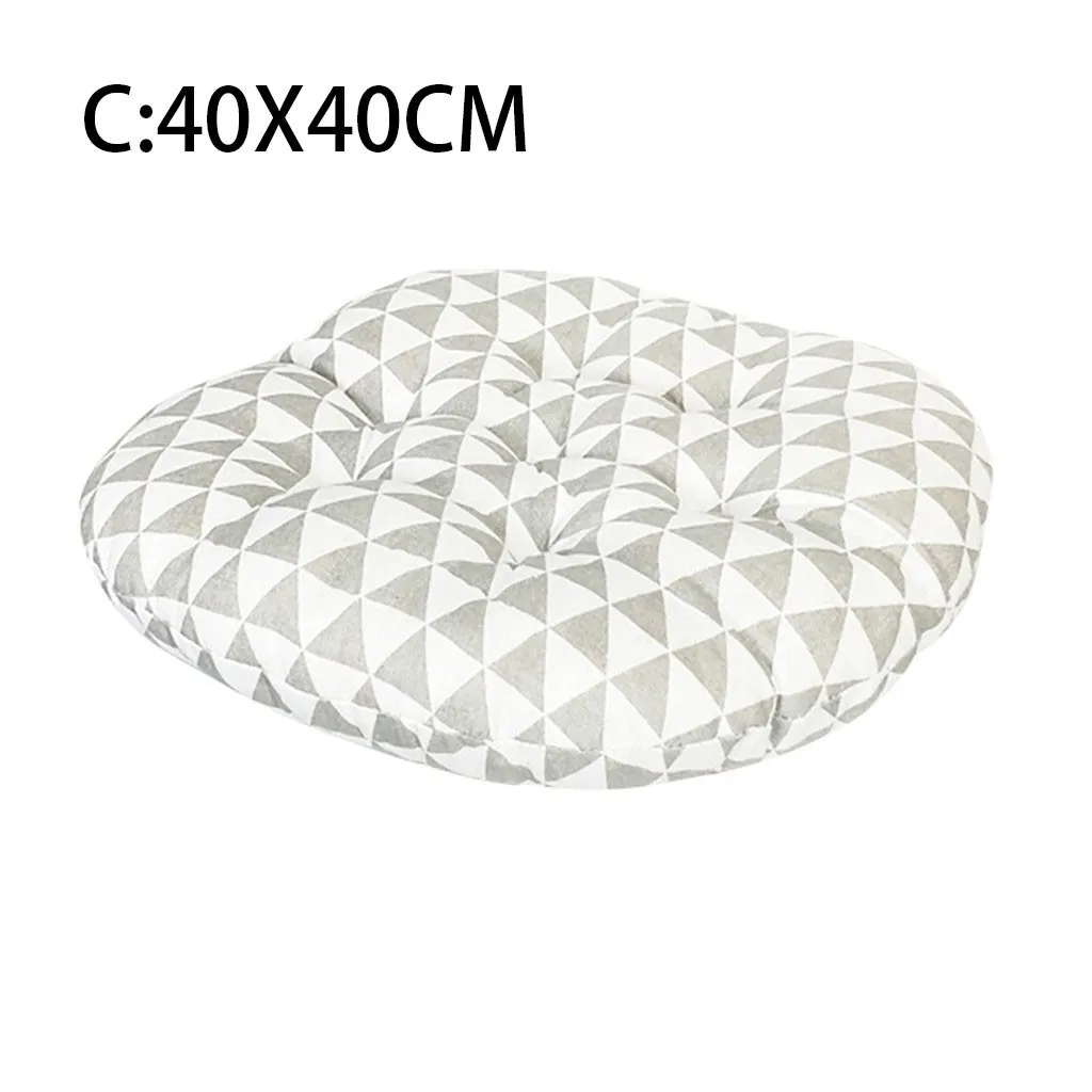 Chair Cushion Round Cotton Upholstery Soft Padded Cushion Pad Office Home Or Car Seat Cushion