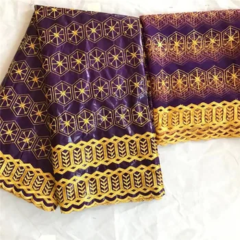 

2019 New arrival african bazin riche fabric with beads cord lace fabric guinea brocade fabric for wedding KY110819
