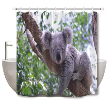 

Bathroom Accessories. Shower Curtain: Waterproof and Easy to Clean. Rich Patterns. Give 12 Hooks.The Sloth On The Trunk.