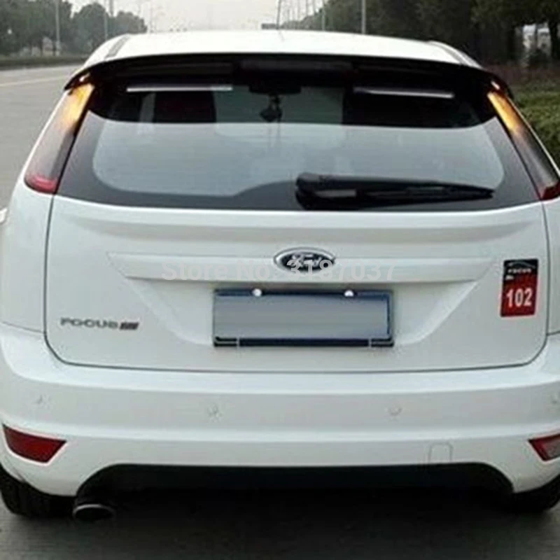 Спойлер из АБС пластика для Ford Focus 2007 2011 неокрашенный чехол багажника украшение