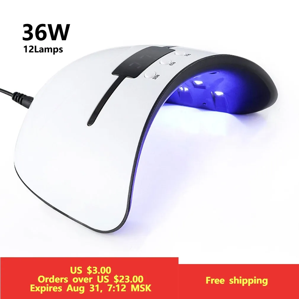 2 in 1 UV/ LED Nail Dryer Lamp UV for Curing All Gel Polish With Motion Sensing Manicure Pedicure Salon Tool |