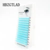 HBZGTLAD Fast Ship C/D curl 0.07/0.1mm 8~13mm mix length mink individual colored Faux eyelash extension makeup maquiagem cilios ► Photo 2/6