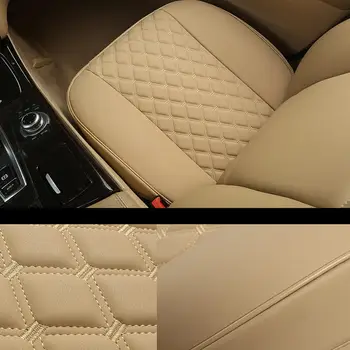 

Car Seat Cover All-inclusive Single Piece Backless PU Leather Four Seasons Car Front Seat Cover Protector Car Seat Cover