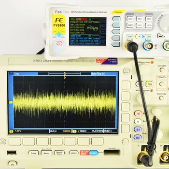 

2 Channel DDS Arbitrary Waveform Pulse Signal Generator Frequency Counter Direct Digital Synthesizer AC889