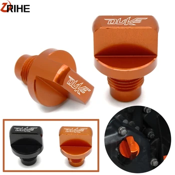 

Motorcycle Aluminum Engine Magnet Oil Drain Plug Modified Accessory Oil Filler Cap For KTM DUKE 125 200 390 2013-2018 Duke 250