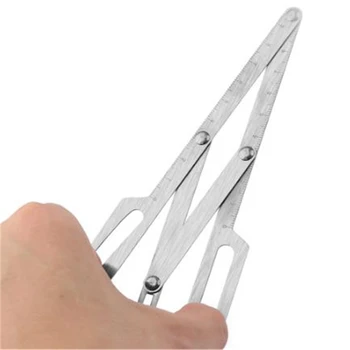 

1PC New Fashion Stainless Steel Ruler Permanent Makeup Eyebrow Tattoo Design Calipers Stencil Golden Ratio Measure Micro Blading