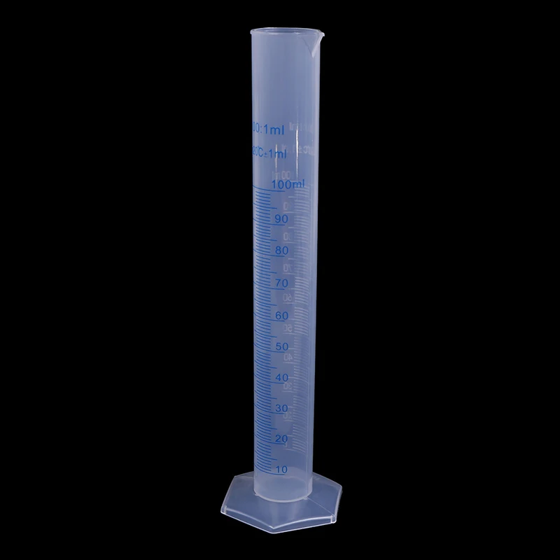 1 Pc 100ml Measuring Cup Plastic Cooking Cylinder Liquid Blue Scale Tool Chemical Laboratory Tool Dchool Laboratory