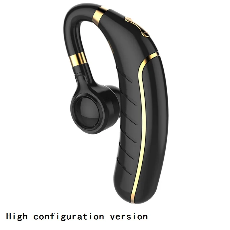 Golden high Бизнес беспроводные Bluetooth наушники с микрофоном в ухо наушники Bluetooth гарнитура наушники для телефона автомобиля спортивные для Iphone Xiaomi - Цвет: Golden high